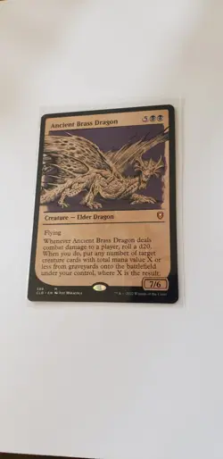 Ancient Brass Dragon *Showcase* - CLB-BF - NM - Magic The Gathering - MTG - Image 5