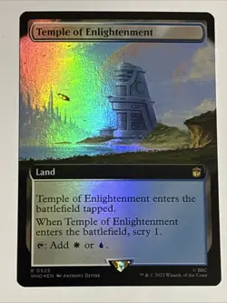 MTG Doctor Who Temple of Enlightenment Extended Art Foil 0525 NM Rare - Image 1