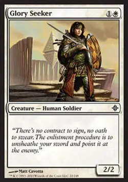 Glory Seeker -Foil Light Play MTG Rise of the Eldrazi - Image 1