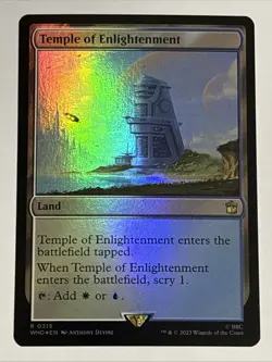 MTG Universes Beyond: Doctor Who Temple of Enlightenment Foil 0315 NM Rare - Image 1