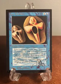 Copy Artifact Signed Amy Weber Beta Artist Proof Reserved List Rare MTG Magic - Image 1