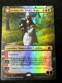 Arlinn The Packs Hope Moons Fury Borderless Innistrad Foil NM MTG NM MID 279 - Image 1