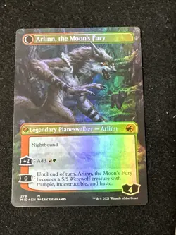 Arlinn The Packs Hope Moons Fury Borderless Innistrad Foil NM MTG NM MID 279 - Image 3