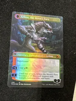 Arlinn The Packs Hope Moons Fury Borderless Innistrad Foil NM MTG NM MID 279 - Image 4