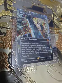 Magic MTG Buster Sword Final Fantasy Full Art Borderless 351 - Image 1