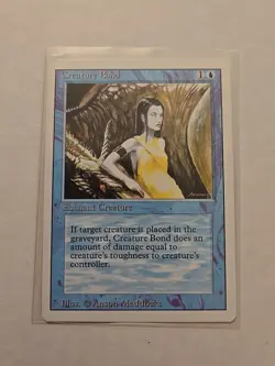 Creature Bond - Revised 3ED - LP - MTG Magic - Common - Enchant Creature - Image 1