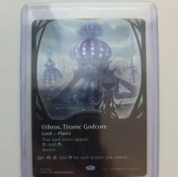 MTG Uthros, Titanic Godcore (Borderless) (Galaxy Foil) Edge of Eternities Foil - Image 3