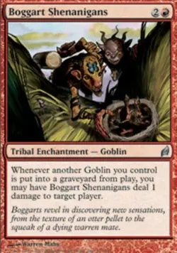 Moderate Play, English MTG Regular Boggart Shenanigans Lorwyn Magic the Gatherin - Image 1
