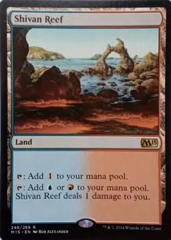246/269 SHIVAN REEF RARE CORE SET 2015 MTG CARD - Image 1