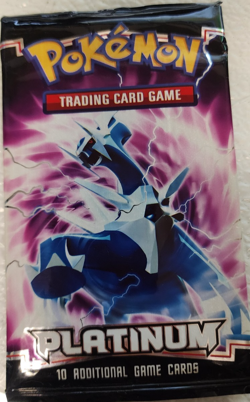 POKEMON PLATINUM BOOSTER PACK DIALGA ARTWORK UNOPENED - Image 1