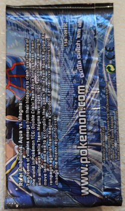 POKEMON DOUBLE CRISIS BOOSTER PACK TEAM AQUA ARTWORK UNOPENED - Image 2