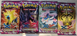 POKEMON XY PHANTOM FORCES BOOSTER PACK ART SET OF (4) UNOPENED BOOSTER PACKS - Image 2