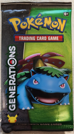 POKEMON GENERATIONS BOOSTER PACK VENUSAUR ARTWORK UNOPENED - Image 1