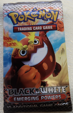 POKEMON BLACK & WHITE EMERGING POWERS BOOSTER PACK DARMANITAN ARTWORK UNOPENED - Image 1