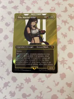 Tifa, Martial Artist (Borderless) (Surge Foil) Commander: Final Fantasy Foil - Image 1