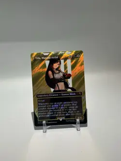 Tifa, Martial Artist (Borderless) (Surge Foil) Commander: Final Fantasy Foil - Image 3