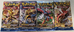 POKEMON XY BREAKPOINT BOOSTER PACK ART SET OF (4) UNOPENED BOOSTER PACKS - Image 2