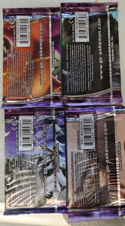 POKEMON DIAMOND & PEARL STORMFRONT BOOSTER PACK ART SET OF (4) UNOPENED - Image 3