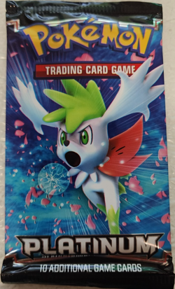 POKEMON PLATINUM BOOSTER PACK SHAYMIN ARTWORK UNOPENED - Image 1