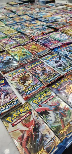 POKEMON XY BREAKTHROUGH BOOSTER PACK ART SET OF (4) UNOPENED BOOSTER PACKS - Image 5