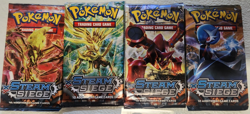 POKEMON XY STEAM SIEGE BOOSTER PACK ART SET OF (4) UNOPENED BOOSTER PACKS - Image 2
