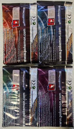 POKEMON SHINNING LEGENDS BOOSTER PACK ART SET OF (4) UNOPENED - Image 3