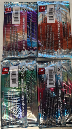 POKEMON BLACK & WHITE BOUNDARIES CROSSED BOOSTER PACK ART SET OF (4) UNOPENED - Image 3