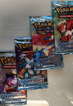 POKEMON BLACK & WHITE BOUNDARIES CROSSED BOOSTER PACK ART SET OF (4) UNOPENED - Image 4