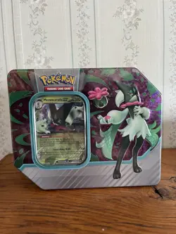 Pokemon Paldea Partners Tin - MEOWSCARADA ex - Factory Sealed 5 Booster Packs - Image 1