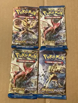 4x Pokemon XY Breakpoint Booster Packs Sealed Brand New - Image 1