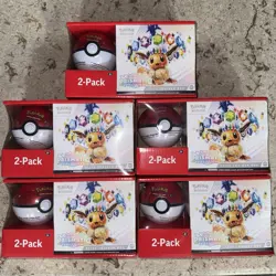 Pokemon TCG Prismatic ETB And Pokeball Bundle 2 Pack Sam’s Club SEALED LOT OF 5! - Image 1
