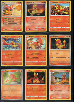 Pokemon TCG 9x Magmortar Lot Magmar Magby Ultra Prism Mixed Collection Set Cards - Image 1