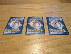 Pokemon Fossil 1999 Trainer Cards: Energy Search 59, Gambler 60, Recycle 61 - LP - Image 2