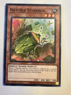 Naturia Stinkbug - HAC1-EN112 Yugioh Hidden Arsenal - 1st Edition - Near Mint - Image 1