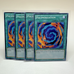 4x Yugioh Polymerization YGLD-ENA35 1st Edition Unlimited Common - LP-NM 💎 - Image 1