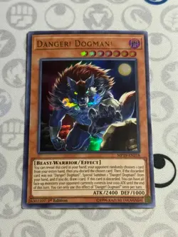 Danger! Dogman! MP19-EN218- Ultra Rare (NM) - Yugioh - Image 1
