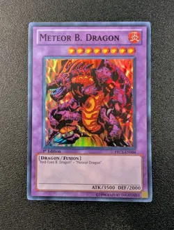 Meteor B. Dragon PRC1-EN004 Super Rare 1st Edition Yugioh LP - Image 1