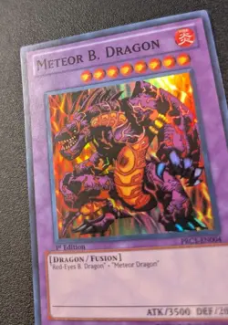 Meteor B. Dragon PRC1-EN004 Super Rare 1st Edition Yugioh LP - Image 2