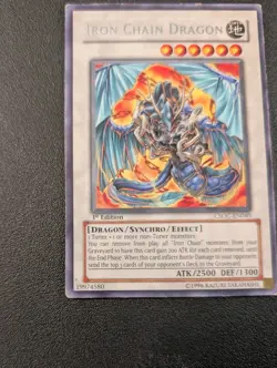 Iron Chain Dragon CSOC-EN040 Rare 1st Edition Yugioh Card HP - Image 4