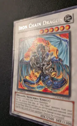 Iron Chain Dragon CSOC-EN040 Rare 1st Edition Yugioh Card HP - Image 5