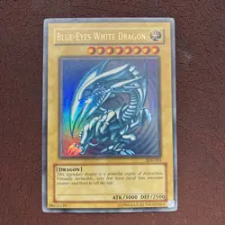 Yugioh Blue-Eyes White Dragon SDK-001 Ultra Rare ORIGINAL PRINT! NM - Image 1