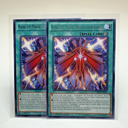 2x Yugioh Rank-Up-Magic Revolution Force CROS-EN057 1st/Unlimited Rare - LP-NM💎 - Image 1