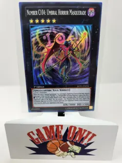 YuGiOh Number C104 Umbral Horror Masquerade JOTL-EN056 1st Edition Super Rare NM - Image 1