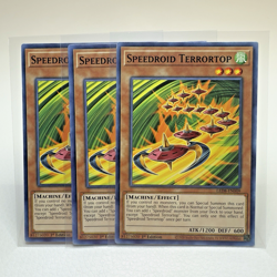 3x Yugioh Speedroid Terrortop LED8-EN009 1st Edition Common - VLP-NM 💎 - Image 1