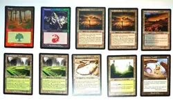 Magic the Gathering * MTG * Various Lands + Rare + 2 Foils * Odyssey - Read - Image 1