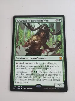 MTG Shaman of Forgotten Ways Dragons of Tarkir Magic Gathering NM - Image 1