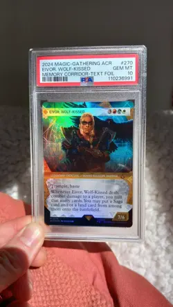 PSA 10 GEM💎 MTG 2024 Eivor, Wolf-Kissed Showcase Textured Foil Assassin's Creed - Image 1
