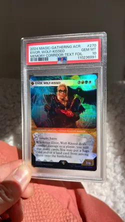PSA 10 GEM💎 MTG 2024 Eivor, Wolf-Kissed Showcase Textured Foil Assassin's Creed - Image 2
