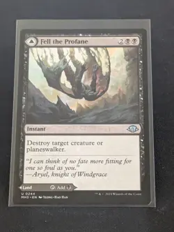 Fell the Profane/Fell Mire (Regular - NM) - MtG: Modern Horizons III [MH3 #244] - Image 1