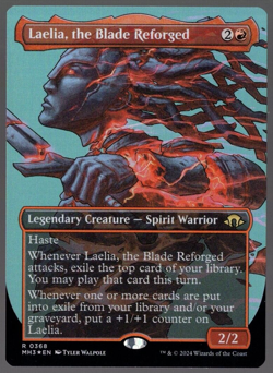 Laelia, the Blade Reforged 0368 Borderless Foil Rare Modern Horizons 3 MTG NM - Image 1